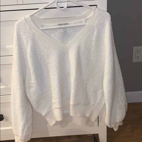 White Cozy Sweater - Picture 2 of 2